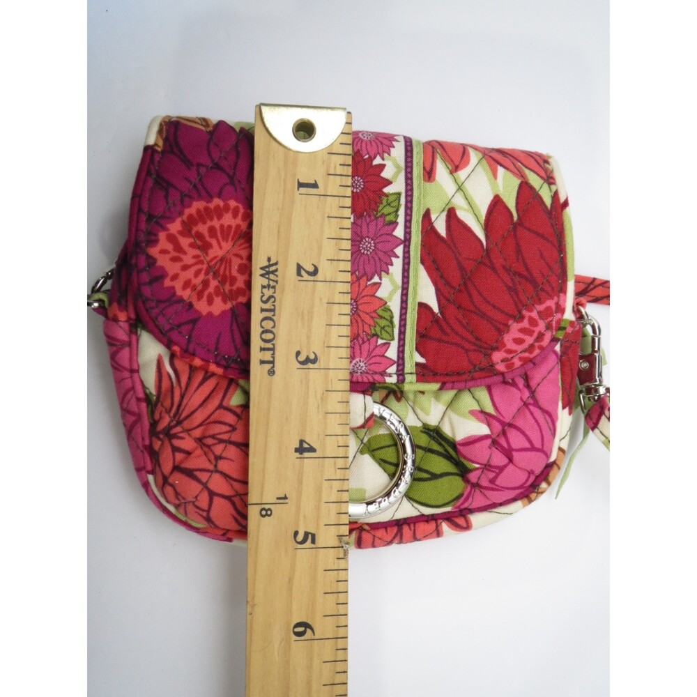 Vera Bradley Pink Floral Crossbody Shoulder Bag Purse Magnetic Closure‎ - Picture 9 of 9